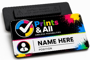 Magnetic Name Tag