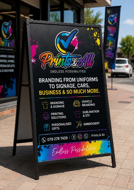 A1 Sandwich Board